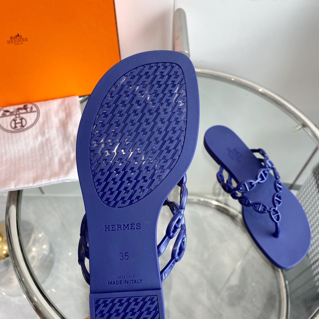 HERMES ISLAND SANDAL BERRY PVC WATERPROOF