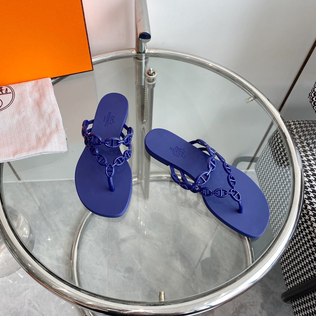 HERMES ISLAND SANDAL BERRY PVC WATERPROOF