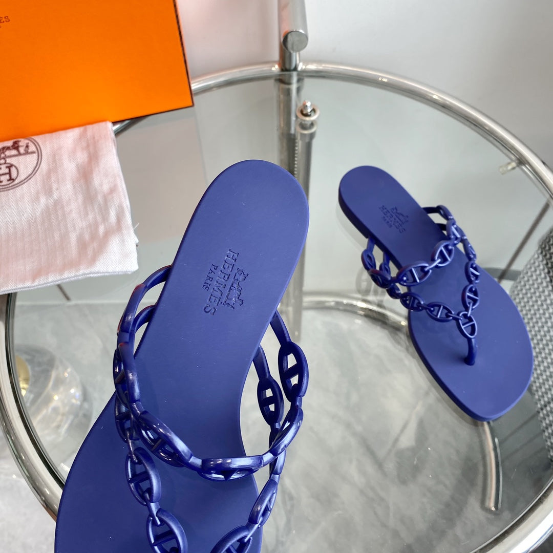 HERMES ISLAND SANDAL BERRY PVC WATERPROOF