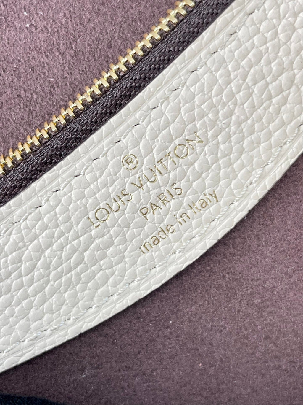 LOUIS VUITTON DIANE 23 IN CREAM MONOGRAM EMPREINTE LEATHER