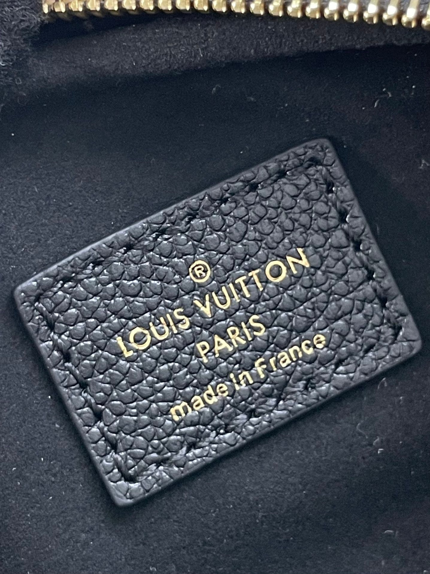 LOUIS VUITTON MINI BUMBAG 17 IN BLACK MONOGRAM EMPREINTE LEATHER GOLD HARDWARE