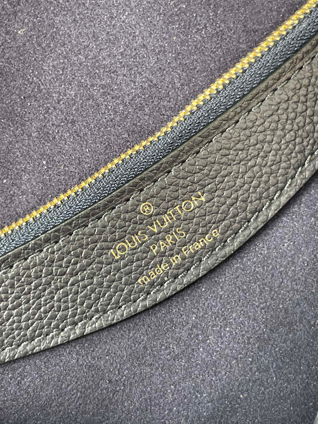 LOUIS VUITTON DIANE 23 IN DARK NAVY CREAM MONOGRAM EMPREINTE LEATHER