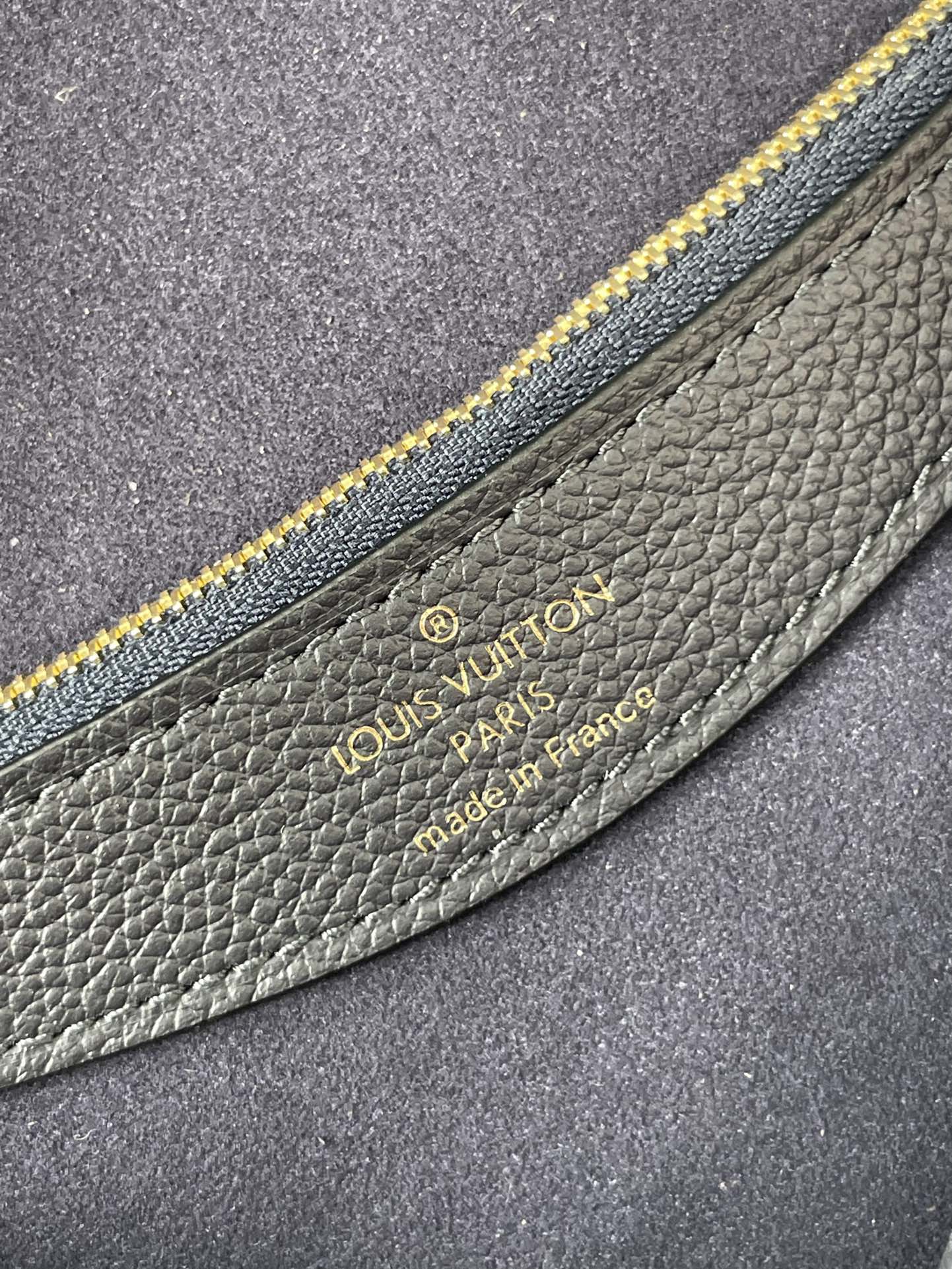 LOUIS VUITTON DIANE 23 IN DARK NAVY CREAM MONOGRAM EMPREINTE LEATHER