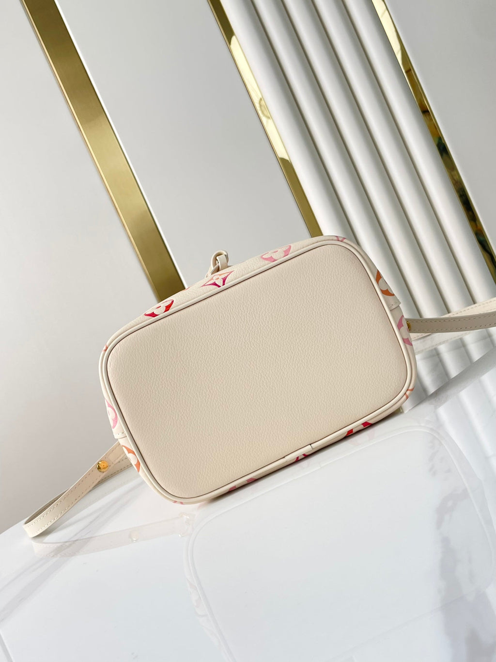 LOUIS VUITTON NÉONOÉ BB 20 IN SUNRISE AQUARELLE MONOGRAM EMPREINTE LEATHER