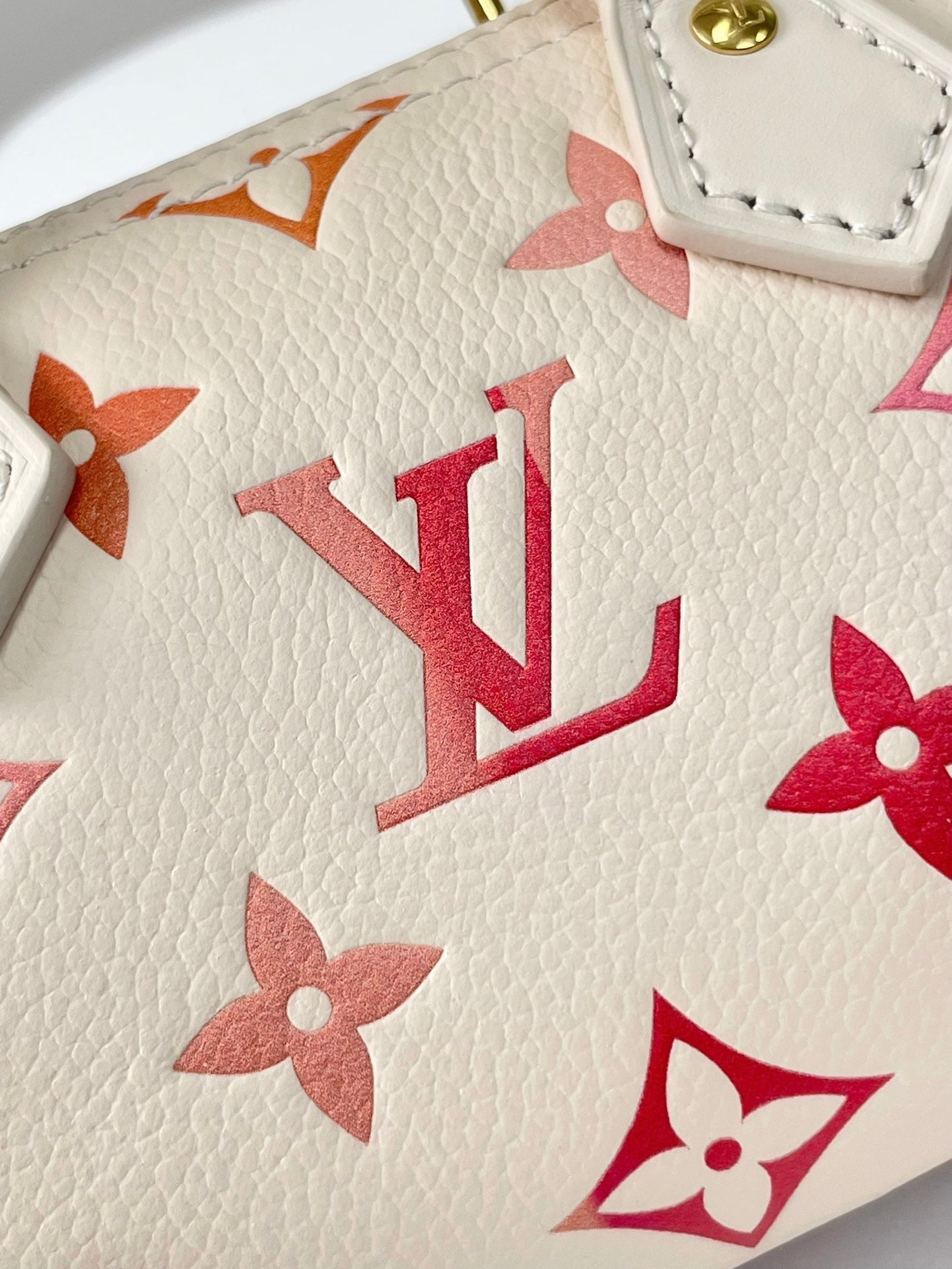 LOUIS VUITTON NANO SPEEDY 16 IN SUNRISE AQUARELLE MONOGRAM EMPREINTE LEATHER