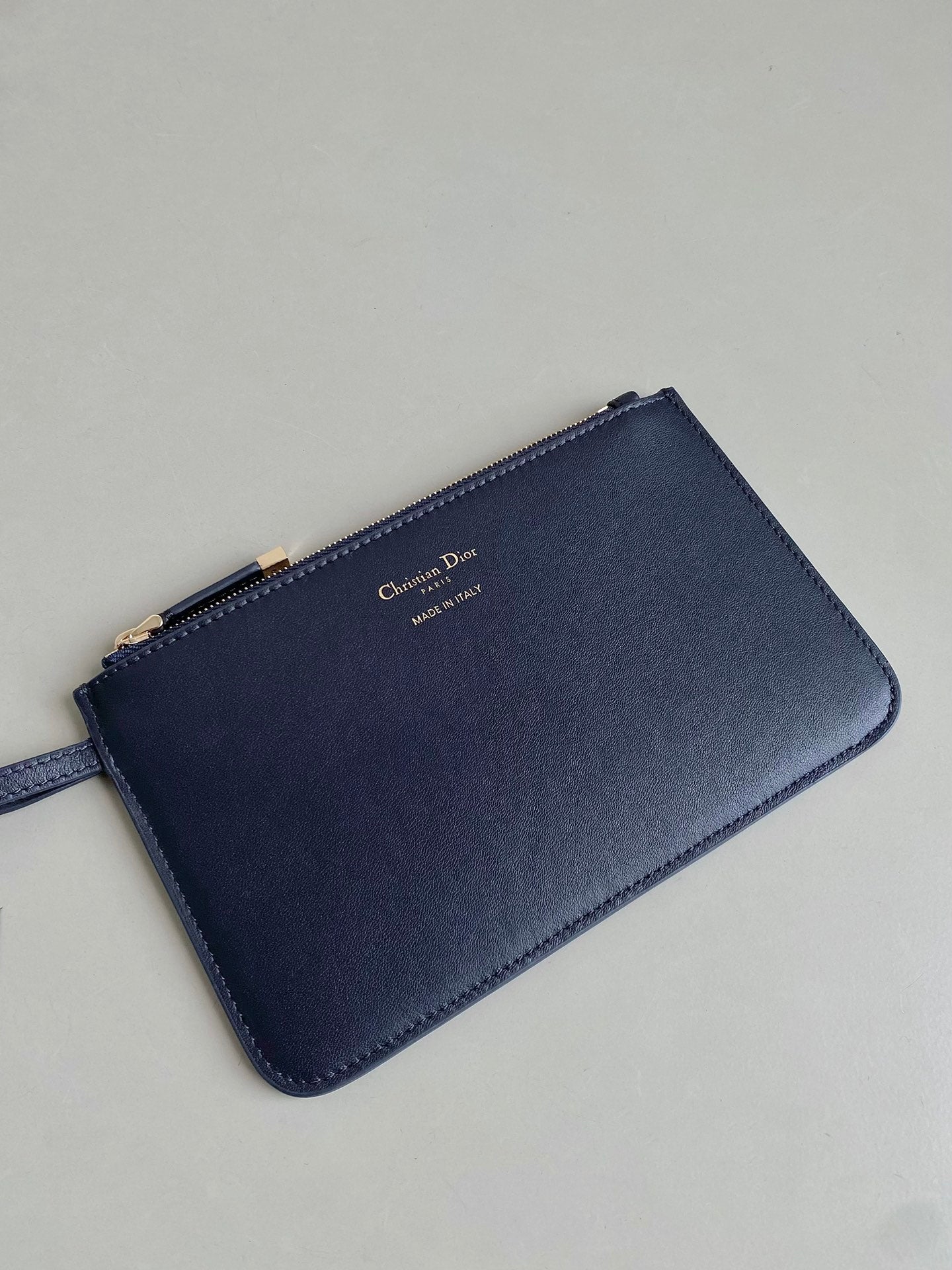 DIOR MEDIUM TOUJOURS 28 BLUE DENIM OBLIQUE JACQUARD