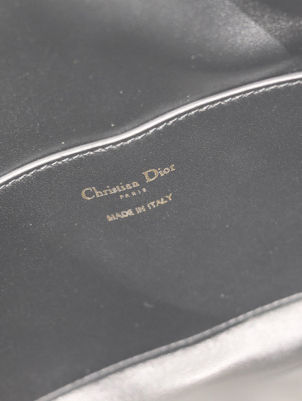 DIOR MINI 27 NOLITA BAG IN BLACK MACROCANNAGE CALFSKIN