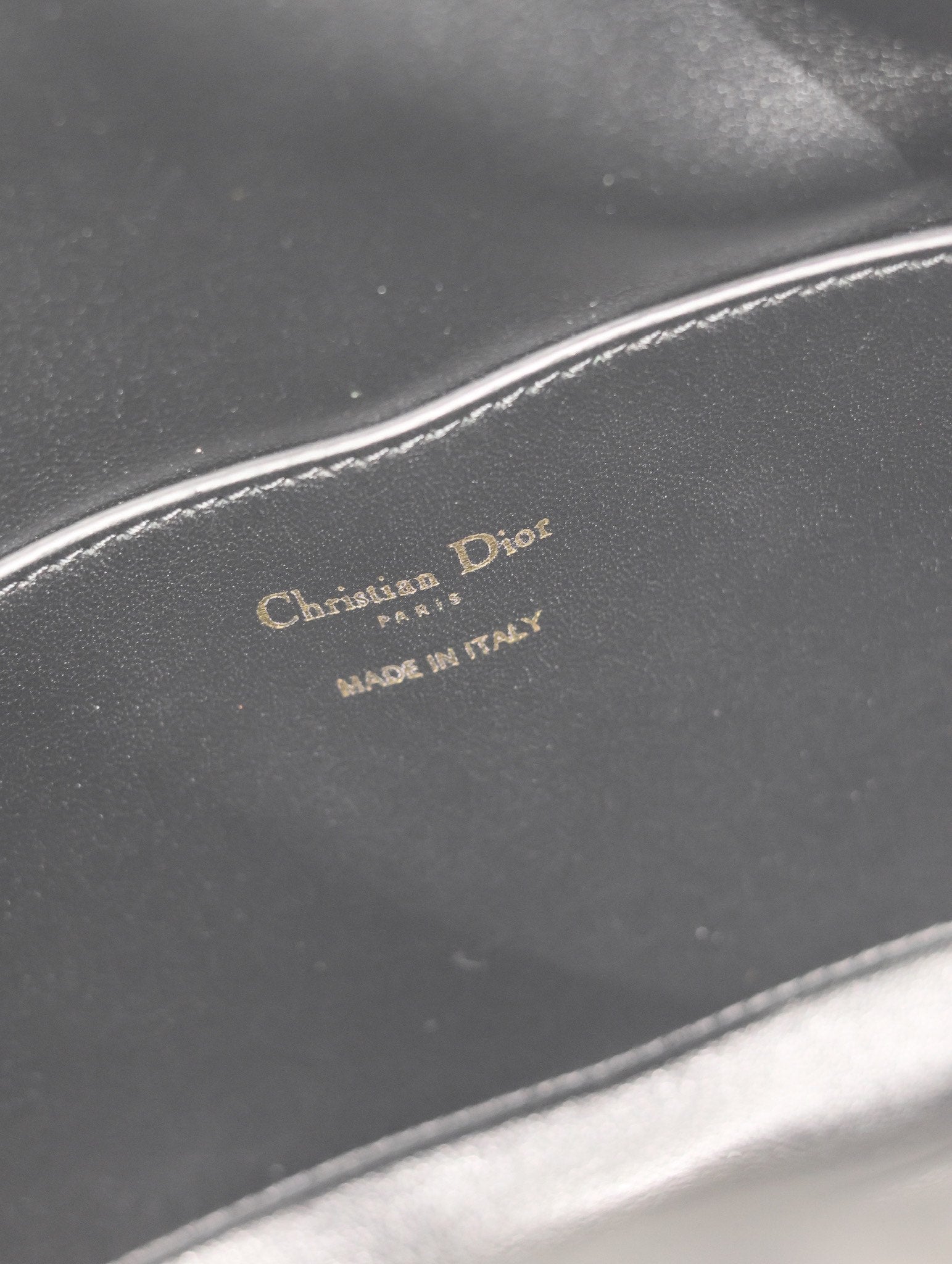 DIOR MINI 27 NOLITA BAG IN BLACK MACROCANNAGE CALFSKIN