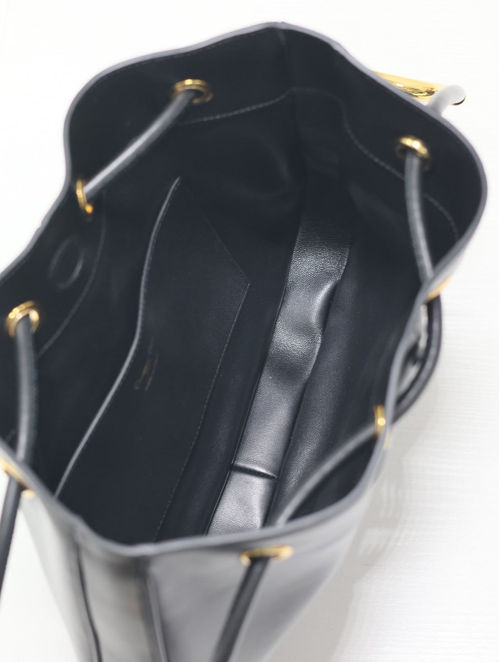 DIOR MEDIUM 34 NOLITA BAG IN BLACK SMOOTH CALFSKIN
