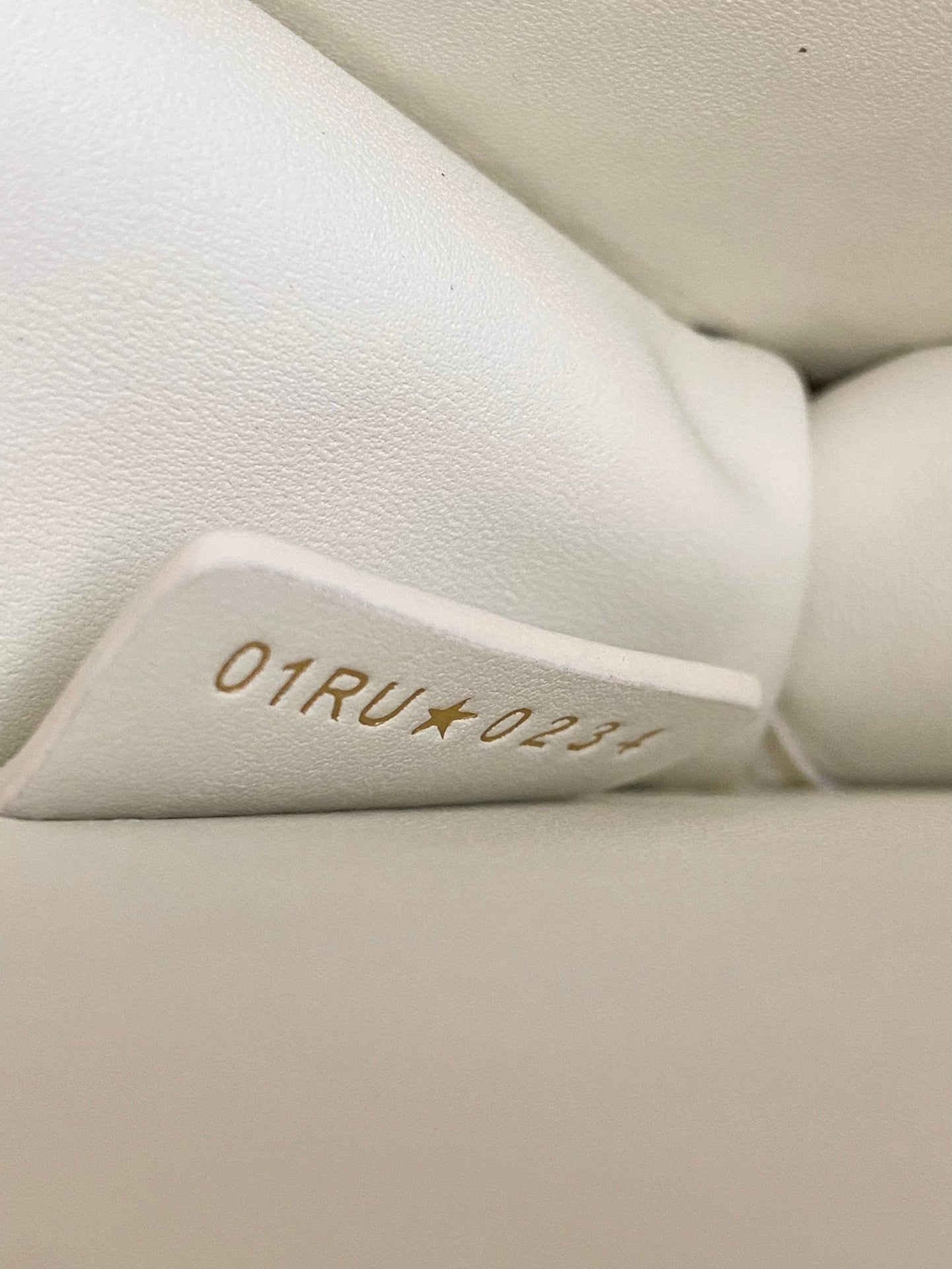 DIOR MINI ANGE 20 BAG IN WHITE CALFSKIN