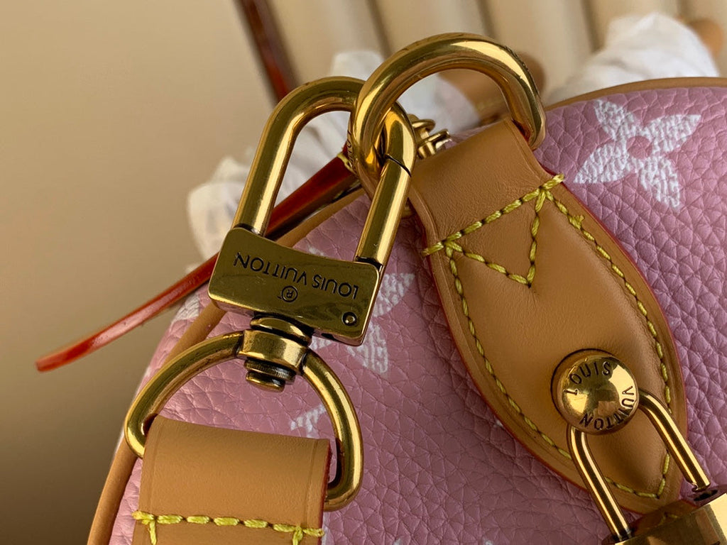 LOUIS VUITTON SPEEDY P9 BANDOULIÈRE 40 IN FLAMINGO PINK MONOGRAM CALFSKIN