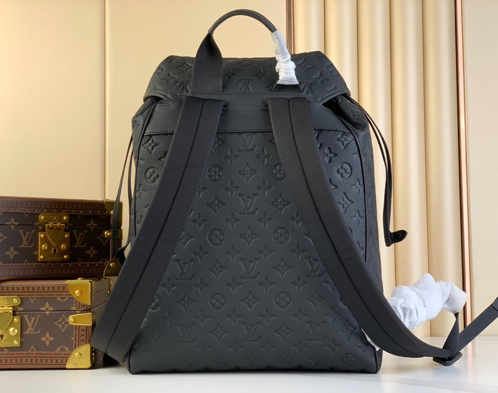 LOUIS VUITTON MONTSOURIS BACKPACK 40 IN BLACK MONOGRAM TAURILLON