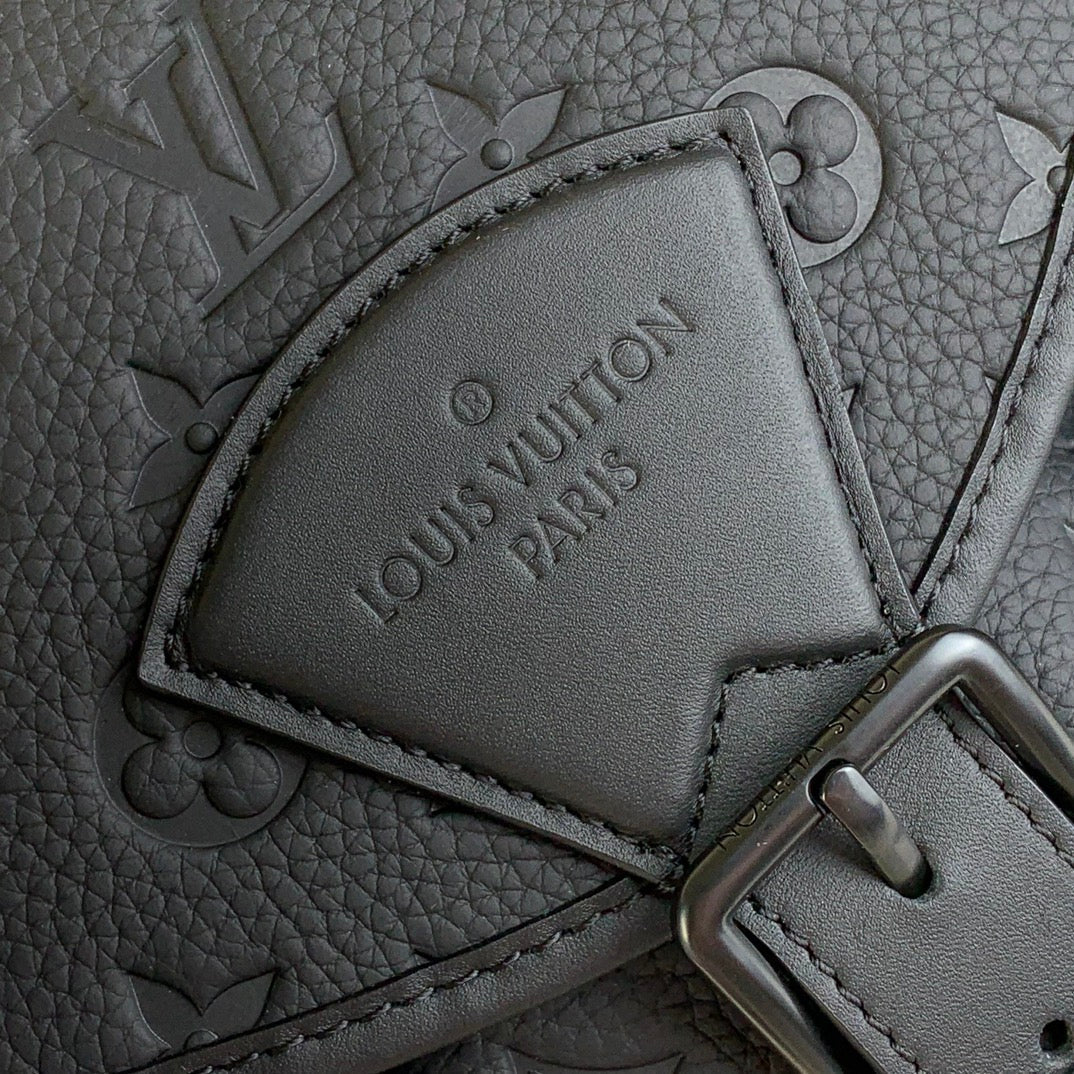 LOUIS VUITTON MONTSOURIS BACKPACK 40 IN BLACK MONOGRAM TAURILLON