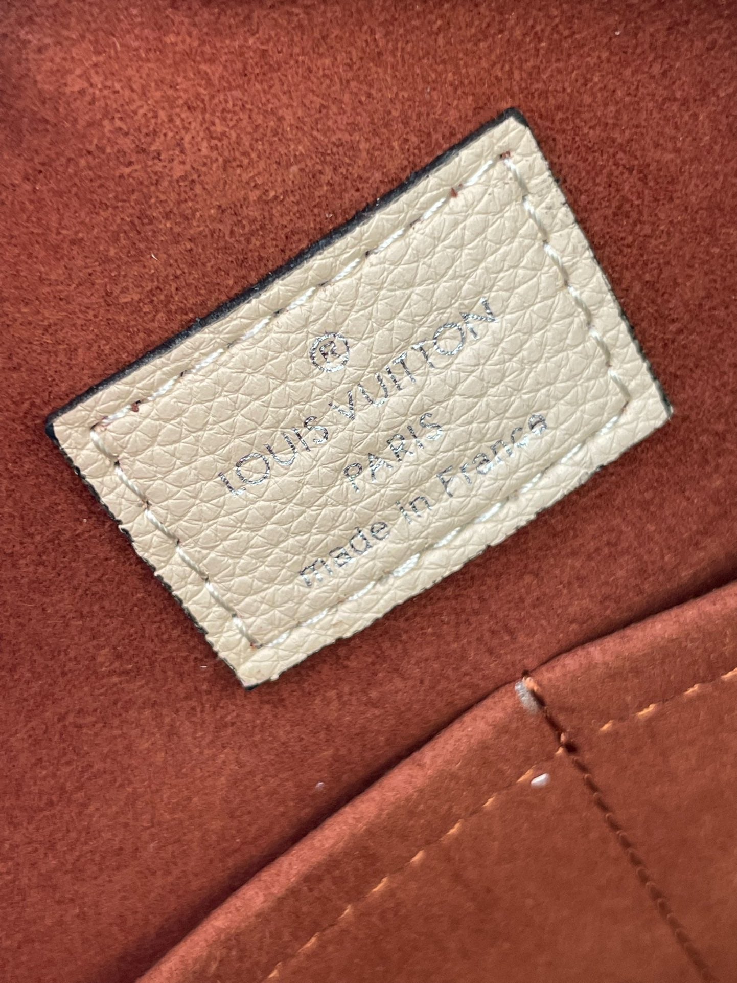 LOUIS VUITTON HAND IT ALL MM 32 IN CREAM MONOGRAM PERFORATE CALFSKIN SILVER HARDWARE