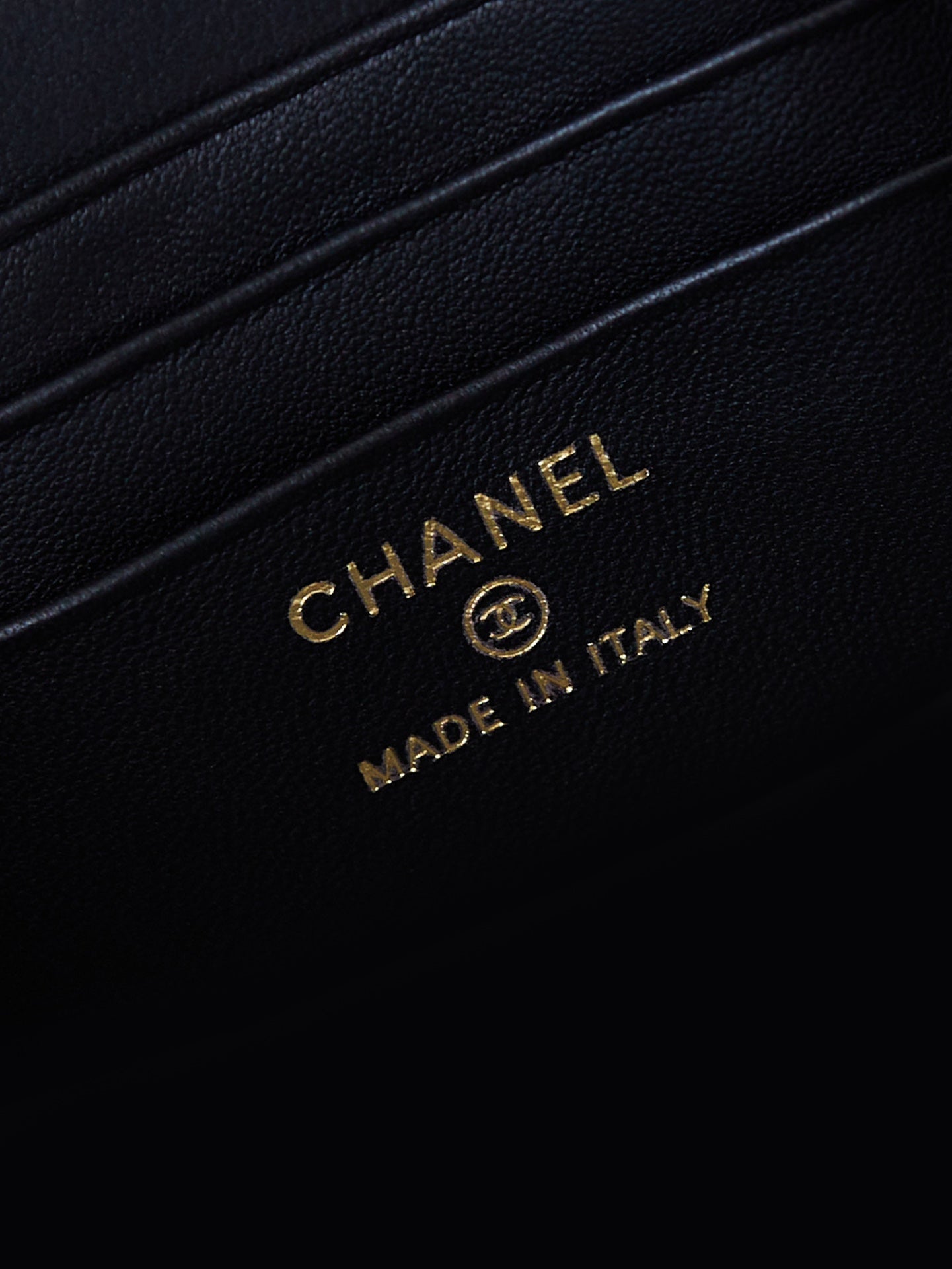 CHANEL 25S MINI VANITY BAG 16 CM IN BLACK LAMBSKIN WITH CRYSTAL-EMBELLISHED  LOGO