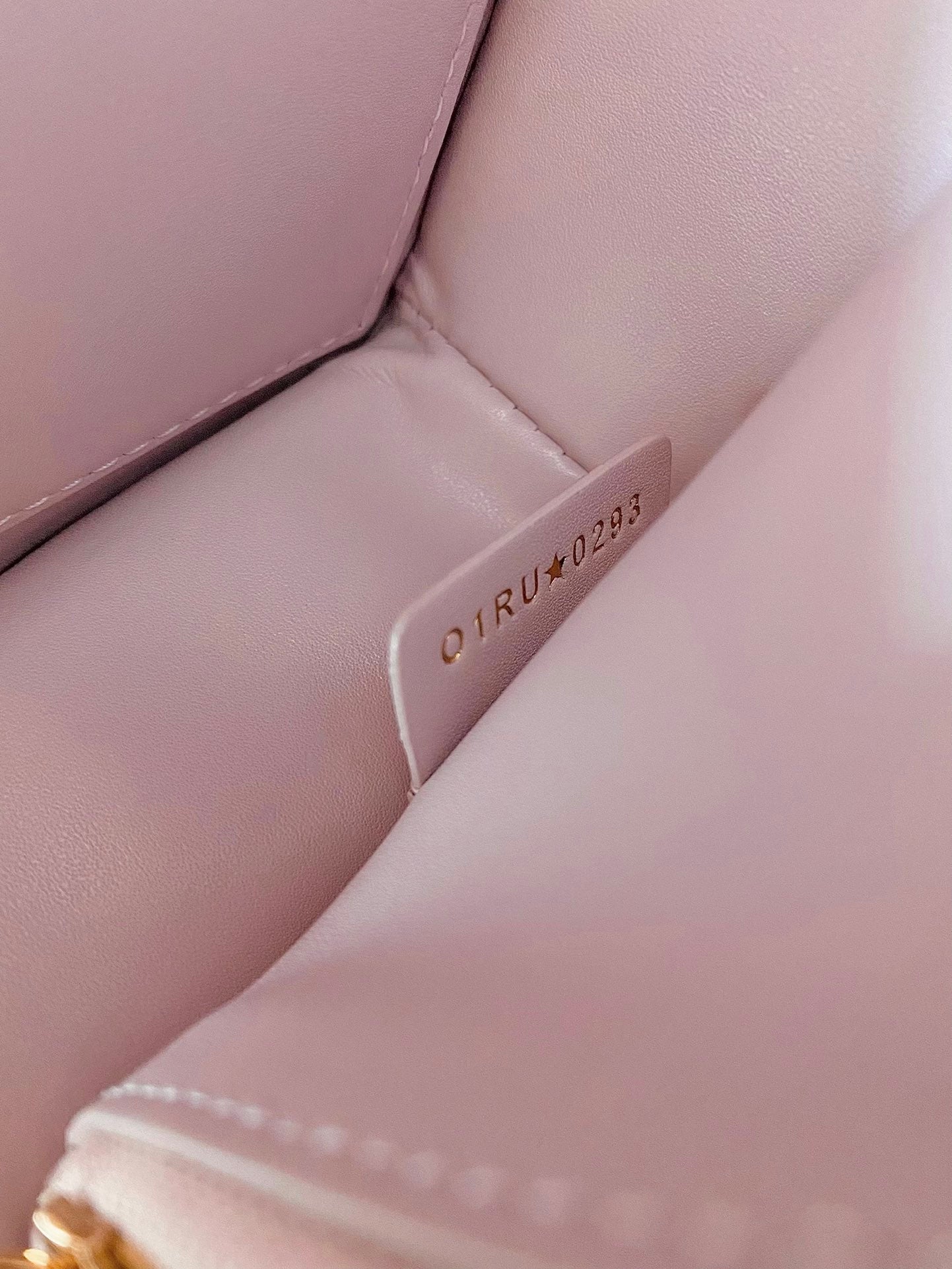 DIOR MEDIUM FLAP BAG 22 IN BABY PINK QUILTED ALLOVER CALFSKIN