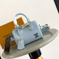 LOUIS VUITTON SPEEDY BANDOULIÈRE 18 IN BLUE HOUR CALFSKIN