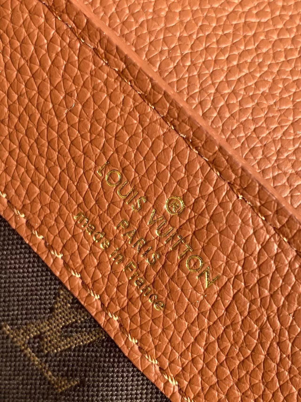 LOUIS VUITTON DAUPHINE SOFT MM 24 IN COGNAC CALFSKIN GOLD HARDWARE