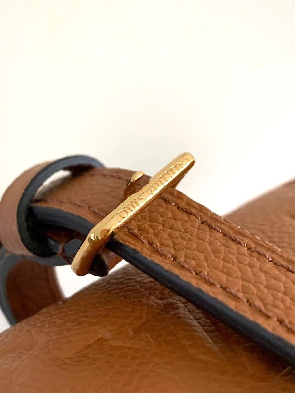 LOUIS VUITTON MINI BUMBAG 17 IN COGNAC MONOGRAM EMPREINTE LEATHER GOLD HARDWARE