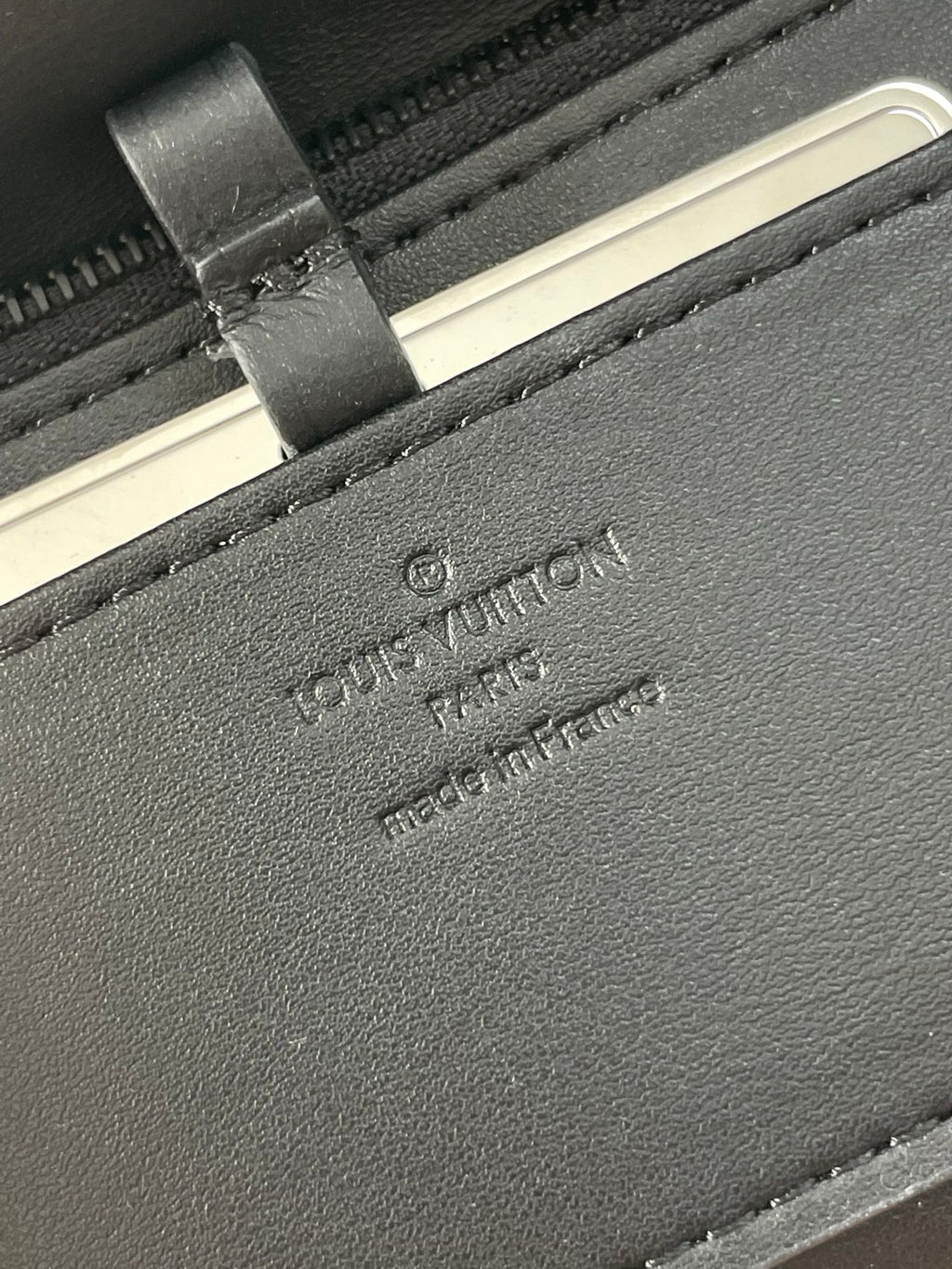 LOUIS VUITTON GO-14 MM 23 IN BLACK QUILTED LAMBSKIN BLACK HARDWARE