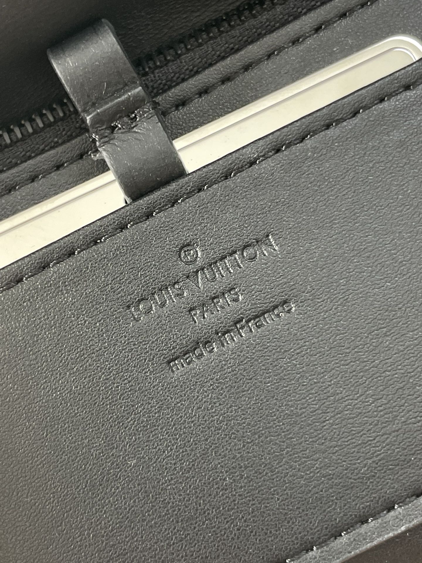 LOUIS VUITTON GO-14 MM 23 IN BLACK QUILTED LAMBSKIN BLACK HARDWARE