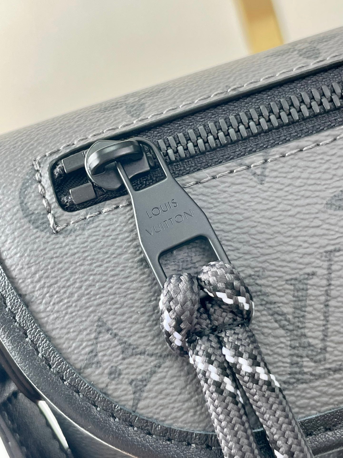 LOUIS VUITTON PULSE WEARABLE WALLET 22 IN GUN METAL MONOGRAM ECLIPSE COATED CANVAS