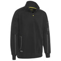 Bisley 1/4 Zip Work Fleece Pullover With Sherpa Lining (BK6924) (Clearance)