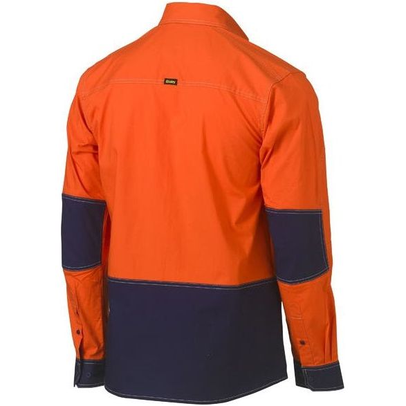 Bisley Active Fit Flx & Move Hi Vis Utility Shirt (BS6177) (Clearance)