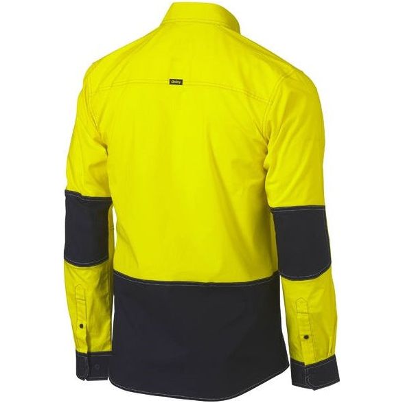 Bisley Active Fit Flx & Move Hi Vis Utility Shirt (BS6177) (Clearance)