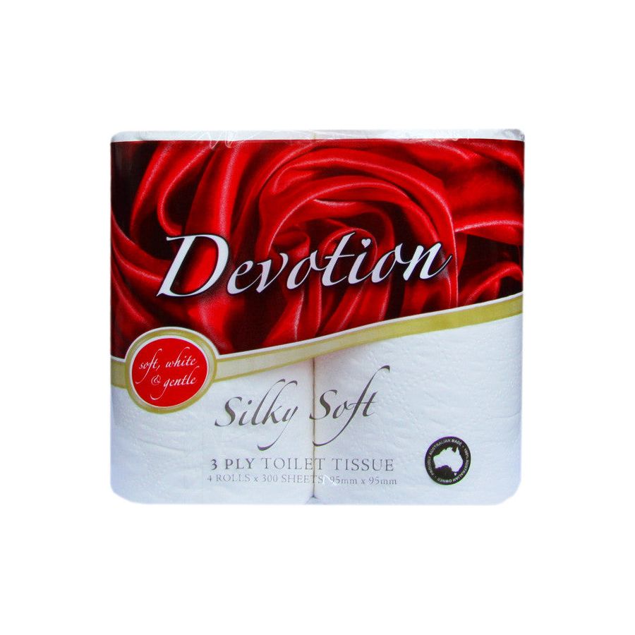 3 Ply Devotion Silky Soft Toilet Paper - Bag (48 Rolls)