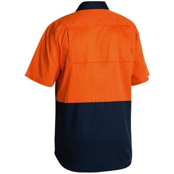 Bisley 2 Tone Cool Lightweight Short Sleeve Drill Shirt (BS1895)