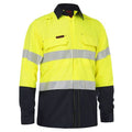 Bisley Apex 160 Taped Hi Vis FR Ripstop Vented Shirt (BS8338T)