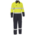Bisley Apex 185/240 Taped Hi Vis FR Ripstop Vented Coverall (BC8477T)