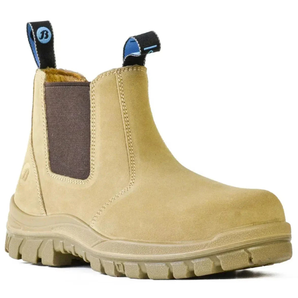 Bata Mercury Wheat Suede Elastic Sided Steel Cap Safety Boot (703-80514) (Pre Order)