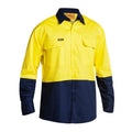 Bisley 2 Tone Hi Vis Drill Long Sleeve Shirt (BS6267)