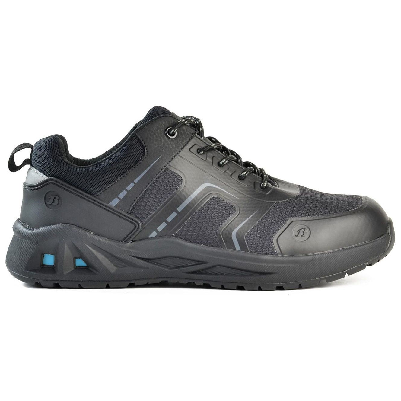 Bata Charger Black Lace Up Steel Cap Safety Shoe With Scuff Cap (801-66017) (Pre Order)