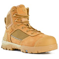 Bata Wheat Avenger Zip Sided Lace Up Steel Cap Super Boot With Carbon Toe Cap (804-88830) (Pre Order)