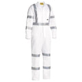 Bisley 3M X Tape Configuration White Drill Coverall (BC6806T)