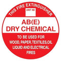 ABE- Extinguisher Identification Sign - Metal (193mm x 193mm) - Pack of 5 (ABES-MT)