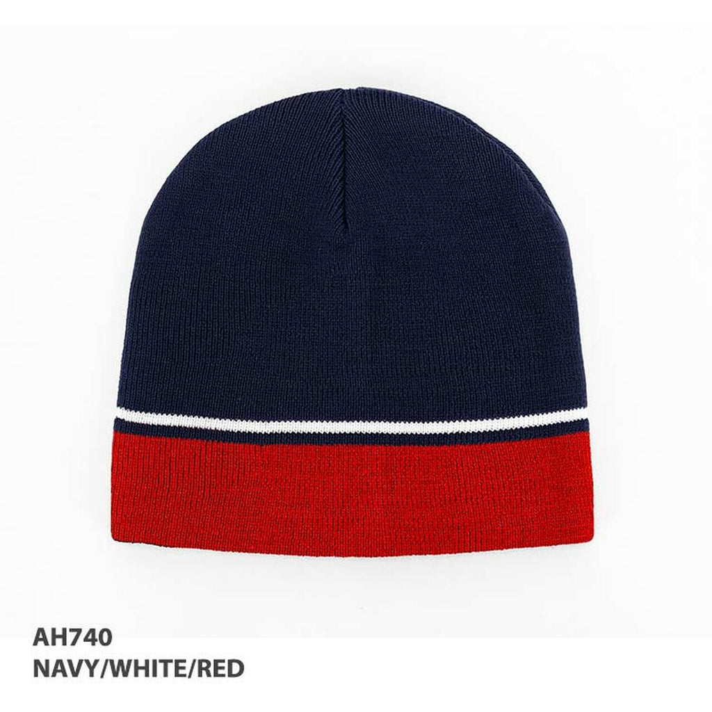 Acrylic Beanie Two Tone Beanie (Pack of 25) (AH740)