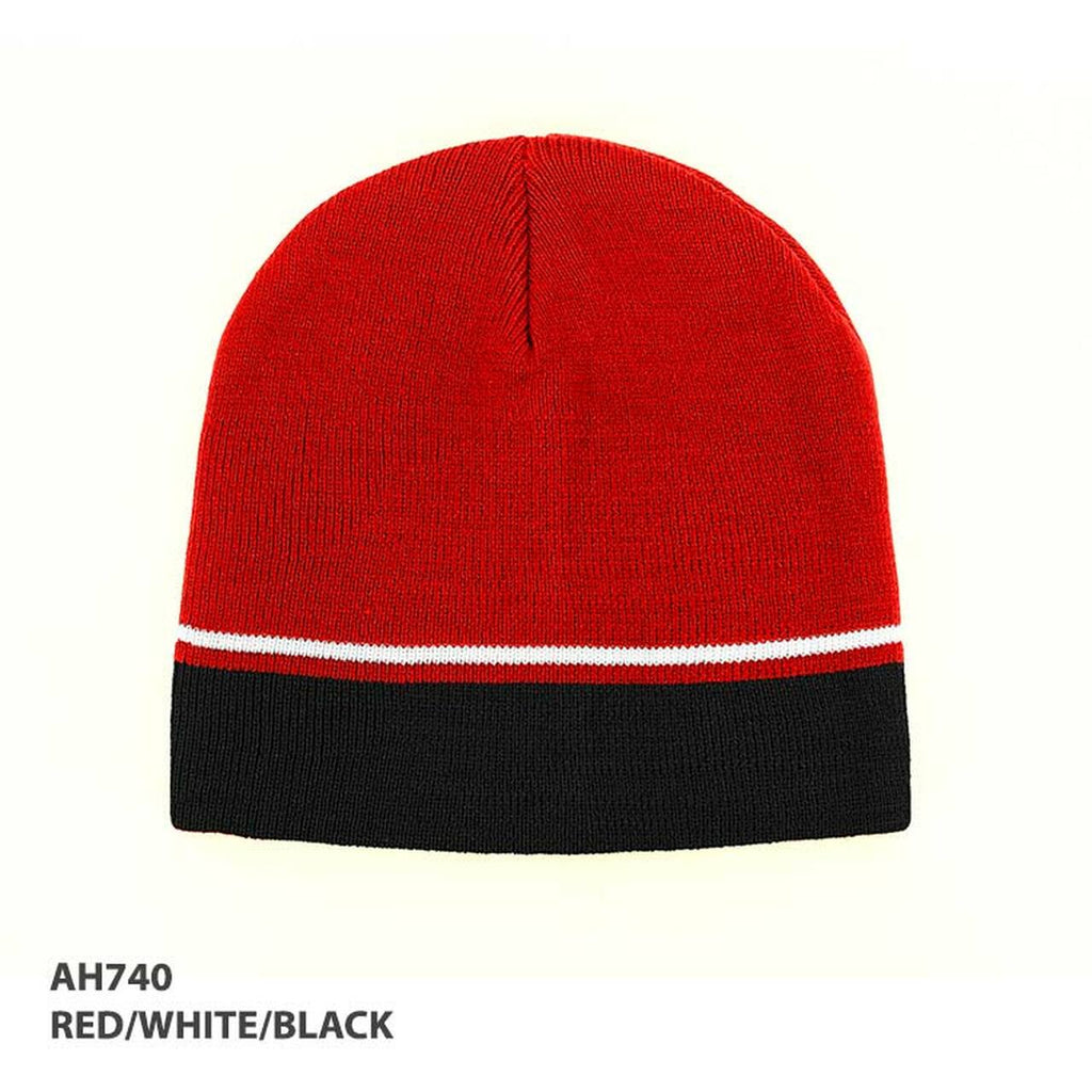 Acrylic Beanie Two Tone Beanie (Pack of 25) (AH740)