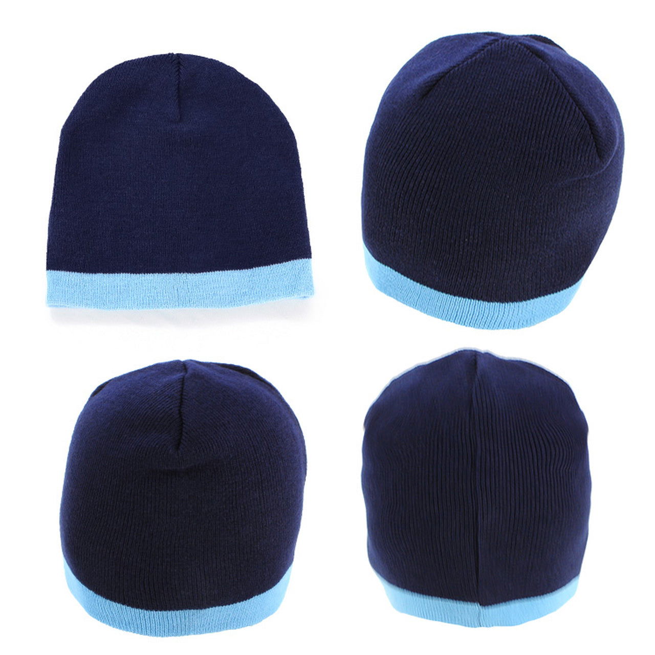 Acrylic Two Tone Beanie (Pack of 25) (AH097)