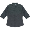 Aussie Pacific Henley Ladies 3/4 Sleeve Shirt (2900T) (Clearance)