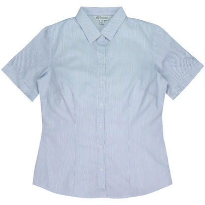 Aussie Pacific Henley Ladies Short Sleeve Shirt (2900S) (Clearance)