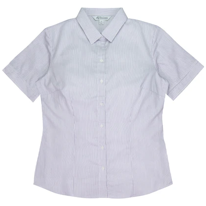 Aussie Pacific Henley Ladies Short Sleeve Shirt (2900S) (Clearance)