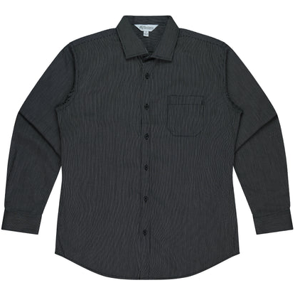 Aussie Pacific Henley Mens Long Sleeve Shirt (1900L) (Clearance)
