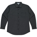Aussie Pacific Henley Mens Long Sleeve Shirt (1900L) (Clearance)