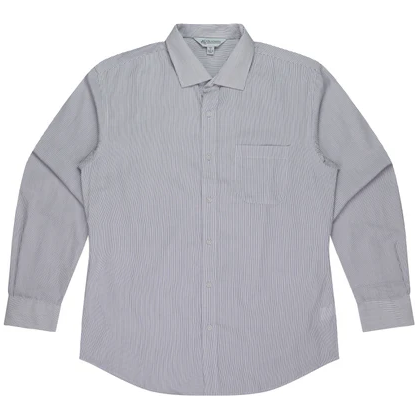 Aussie Pacific Henley Mens Long Sleeve Shirt (1900L) (Clearance)