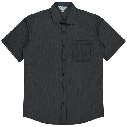 Aussie Pacific Henley Mens Short Sleeve Shirt (1900S) (Clearance)