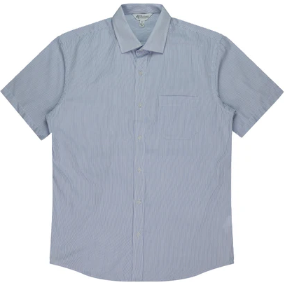 Aussie Pacific Henley Mens Short Sleeve Shirt (1900S) (Clearance)